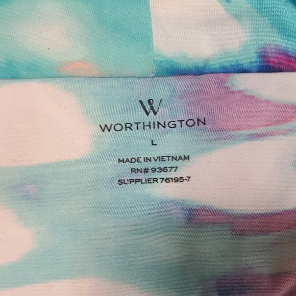 Ladies sleeveless watercolor professional top - Picture 2 of 2